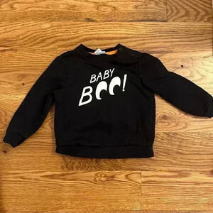 Baby Cat & Jack Baby Boo Halloween Sweatshirt size 18 months